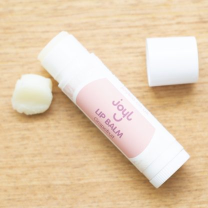 Grapefruit Lip Balm on mango wood