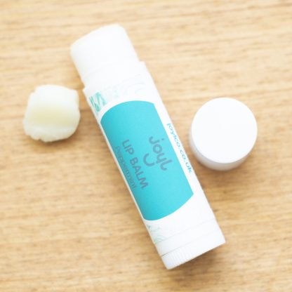 Peppermint Lip Balm on mango wood